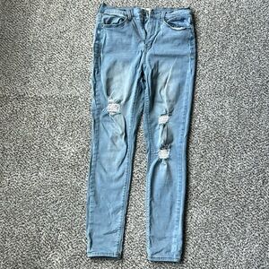 Light blue Mudd high rise jeggjngs, size 11